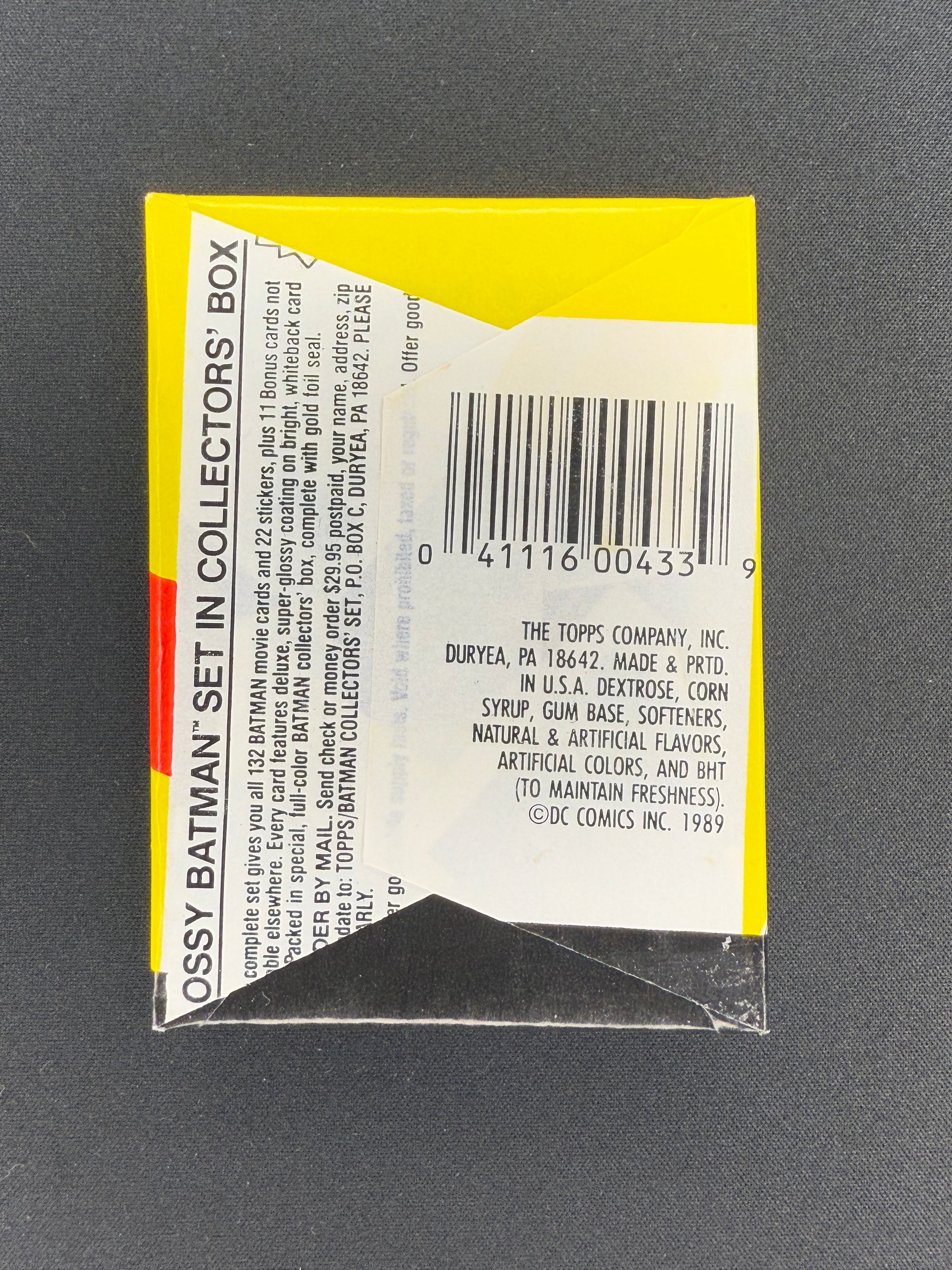 Topps Batman 1989 - Pack