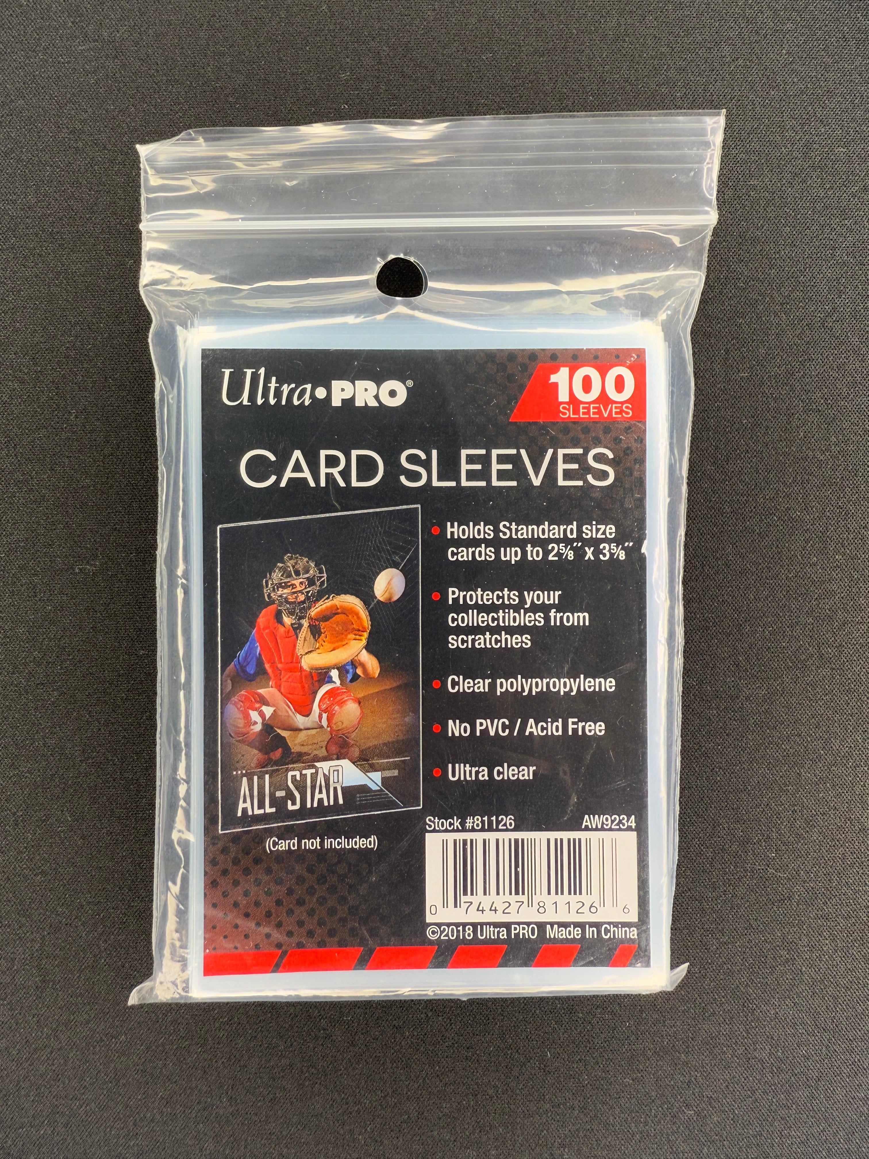 Ultra Pro Card Sleeves Qty 100 (Sports Cards)