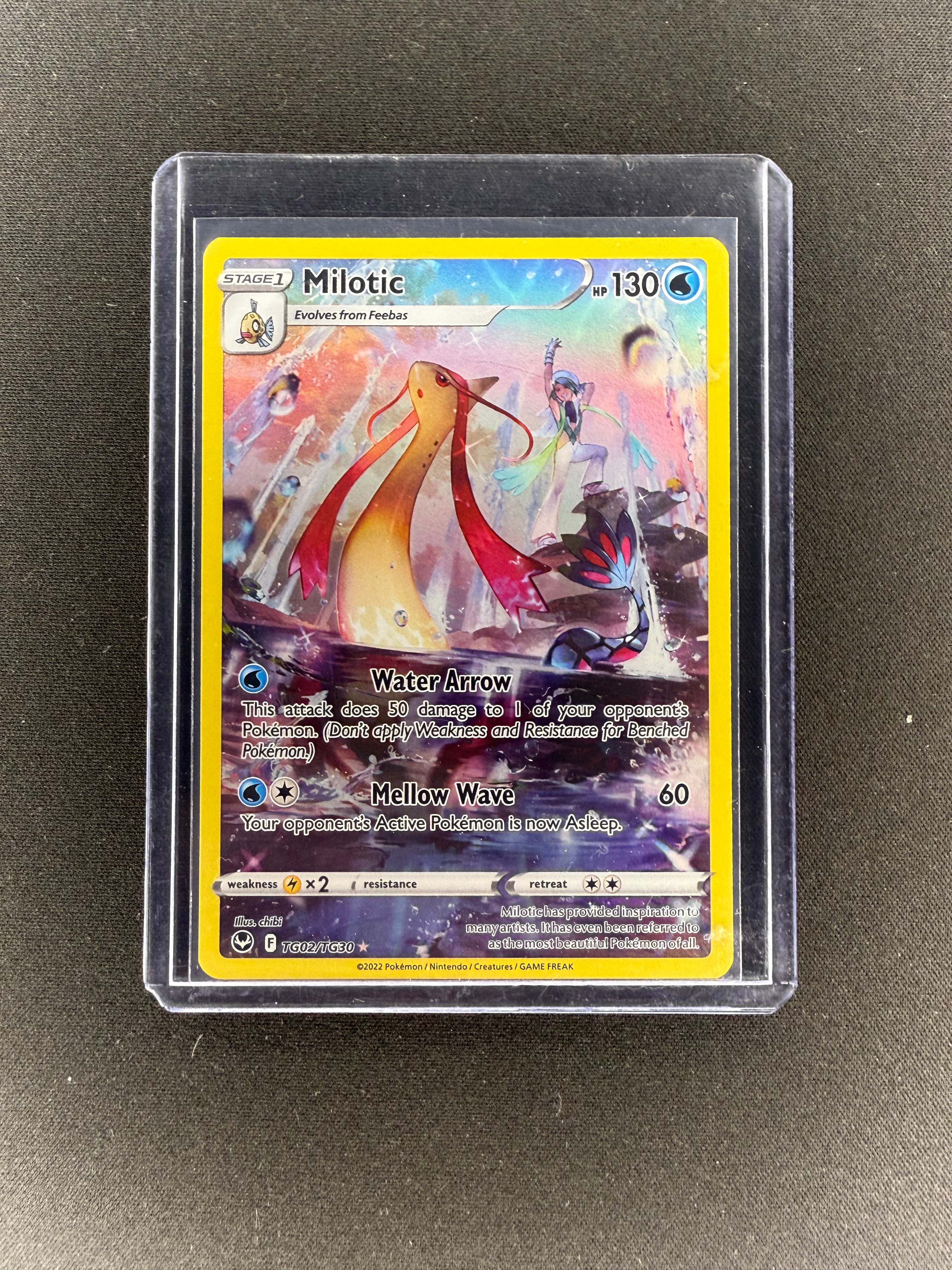Milotic TG02/TG30 Silver Tempest Trainer Gallery Holo Rare Pokemon